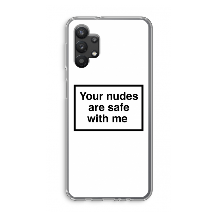 Safe with me: Samsung Galaxy A32 5G Transparant Hoesje