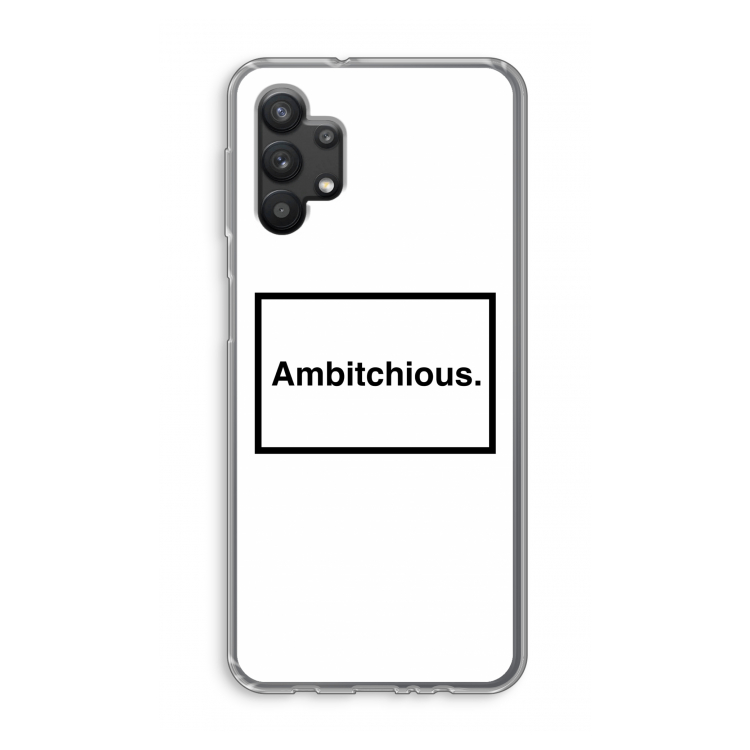 Ambitchious: Samsung Galaxy A32 5G Transparant Hoesje