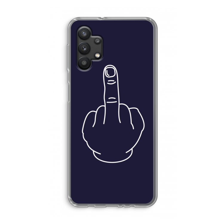 F**k U: Samsung Galaxy A32 5G Transparant Hoesje