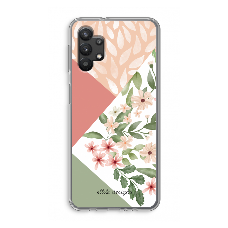 Sweet heaven geometrics: Samsung Galaxy A32 5G Transparant Hoesje