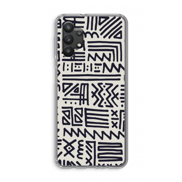 Marrakech print: Samsung Galaxy A32 5G Transparant Hoesje