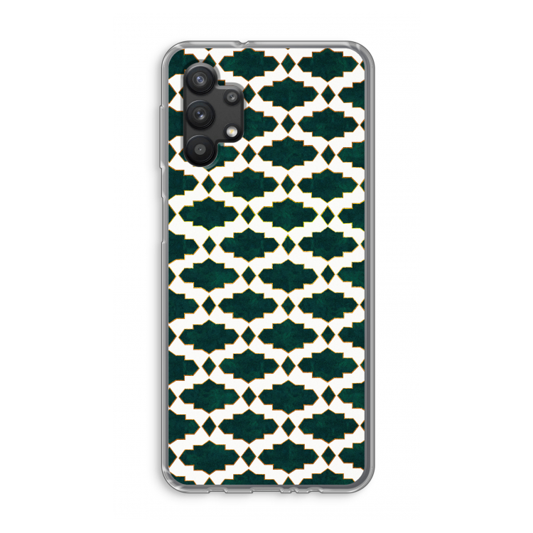 Moroccan tiles: Samsung Galaxy A32 5G Transparant Hoesje