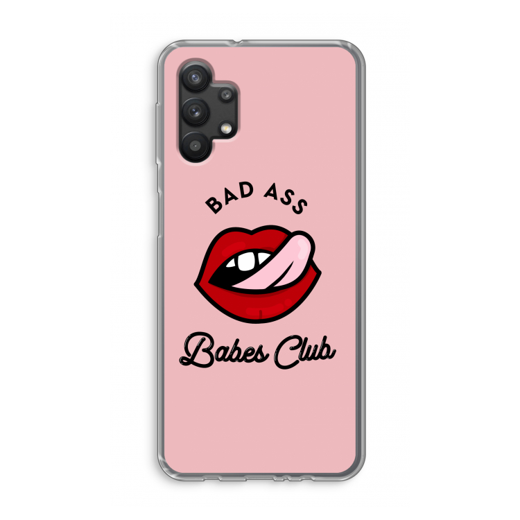 Badass Babes Club: Samsung Galaxy A32 5G Transparant Hoesje