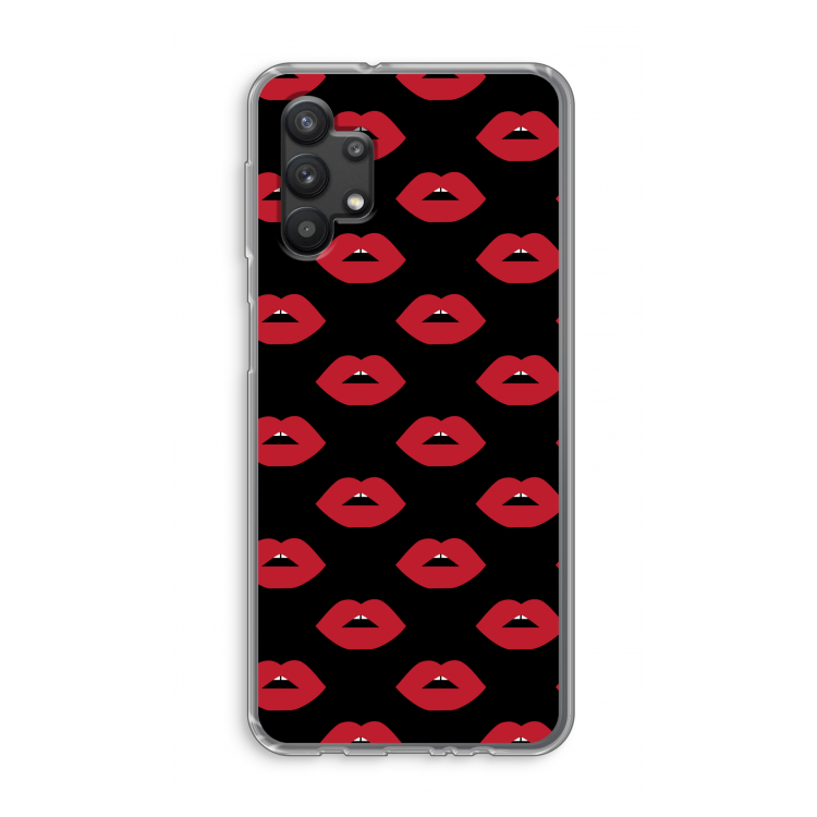 Lips: Samsung Galaxy A32 5G Transparant Hoesje
