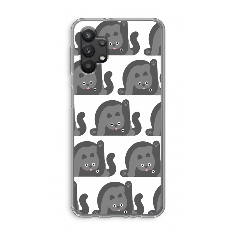 Cats: Samsung Galaxy A32 5G Transparant Hoesje