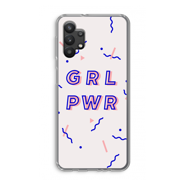 GRL PWR: Samsung Galaxy A32 5G Transparant Hoesje