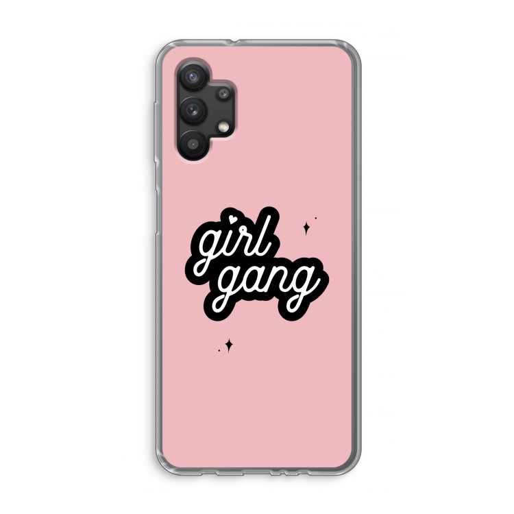 Girl Gang: Samsung Galaxy A32 5G Transparant Hoesje
