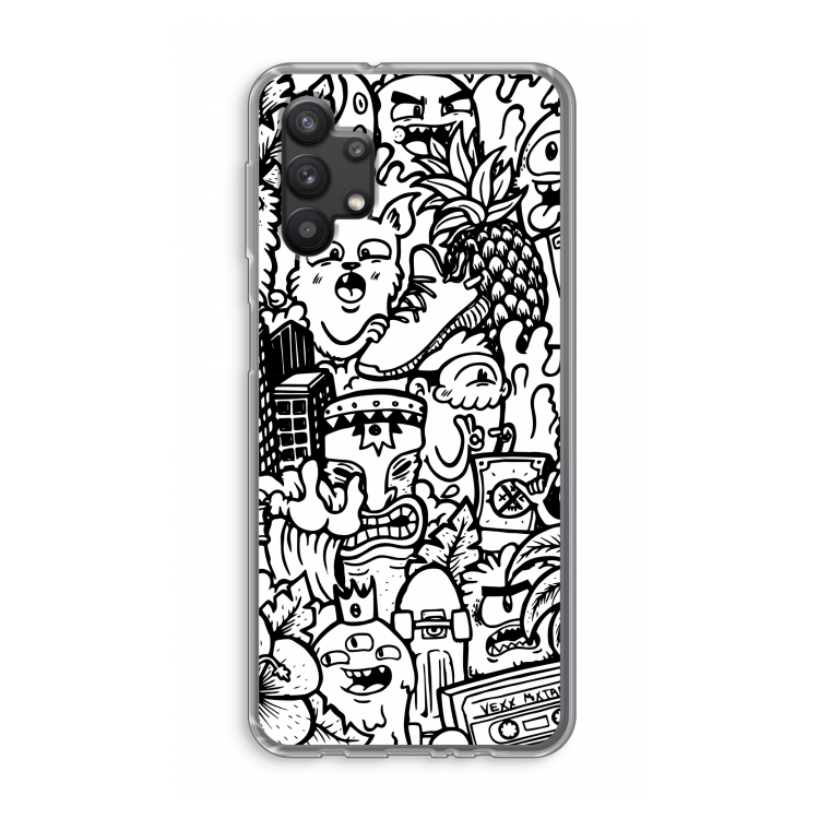 Vexx Mixtape #2: Samsung Galaxy A32 5G Transparant Hoesje