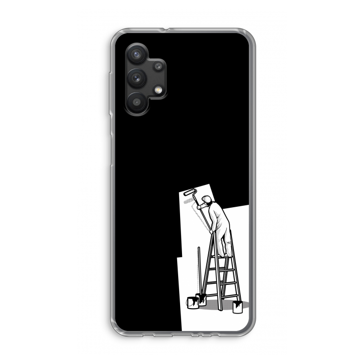 Musketon Painter: Samsung Galaxy A32 5G Transparant Hoesje