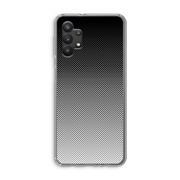 Musketon Halftone: Samsung Galaxy A32 5G Transparant Hoesje