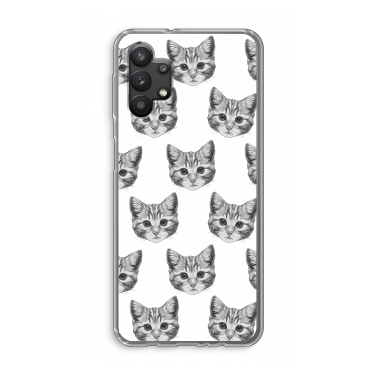 Kitten: Samsung Galaxy A32 5G Transparant Hoesje