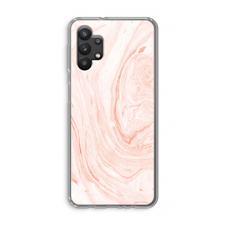 Peach bath: Samsung Galaxy A32 5G Transparant Hoesje