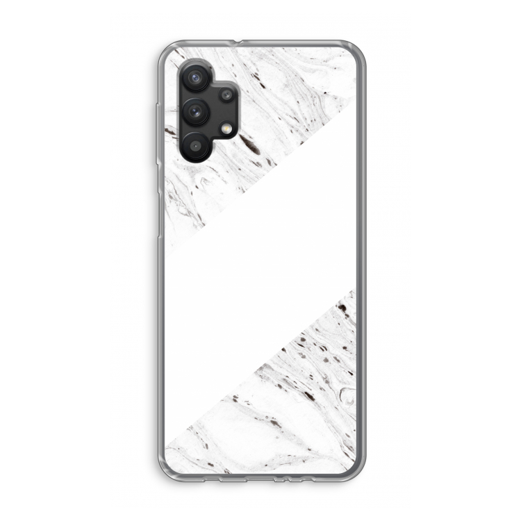 Biggest stripe: Samsung Galaxy A32 5G Transparant Hoesje