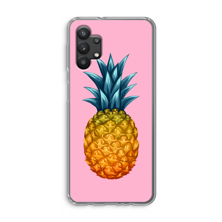 Grote ananas: Samsung Galaxy A32 5G Transparant Hoesje