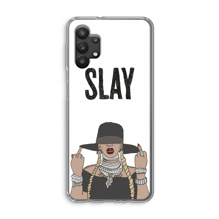 Slay All Day: Samsung Galaxy A32 5G Transparant Hoesje