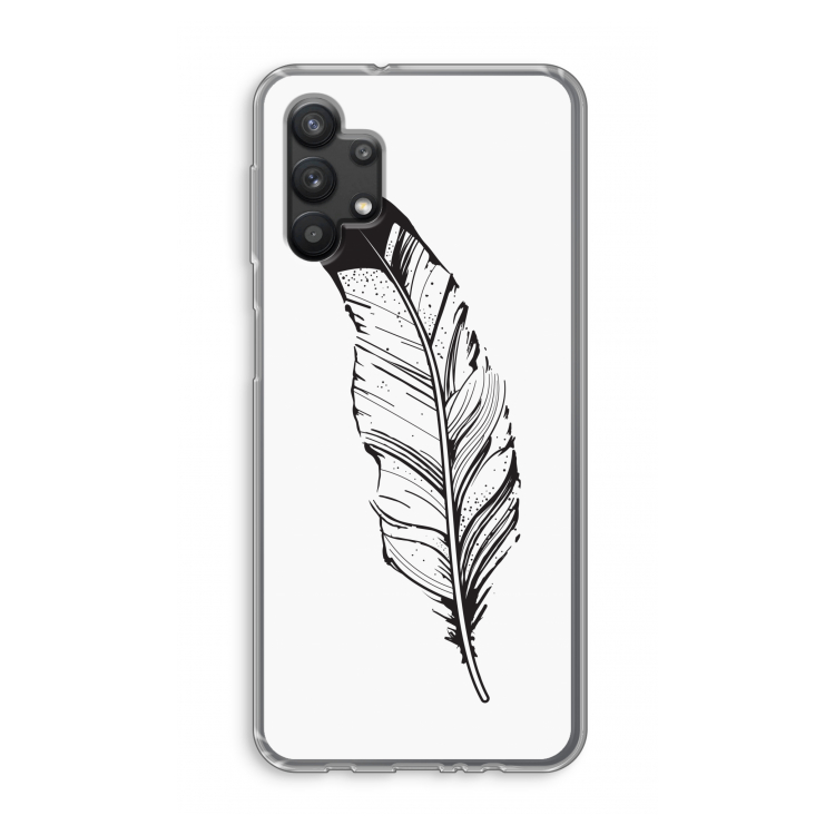 Pluim: Samsung Galaxy A32 5G Transparant Hoesje