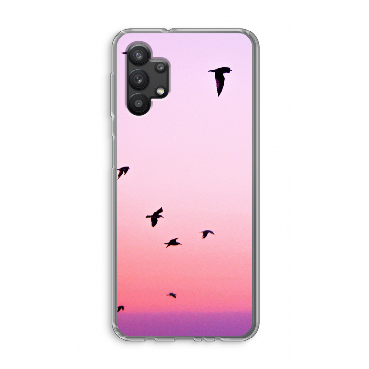 Fly away: Samsung Galaxy A32 5G Transparant Hoesje