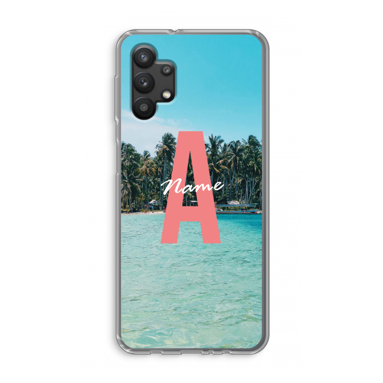 Pacific Dream: Samsung Galaxy A32 5G Transparant Hoesje