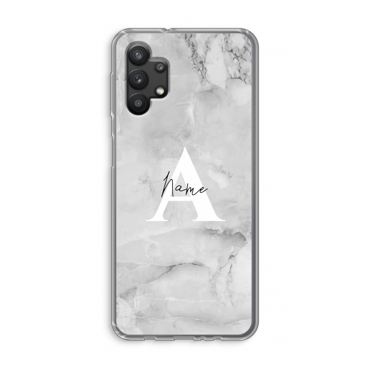 Ivory Marble: Samsung Galaxy A32 5G Transparant Hoesje