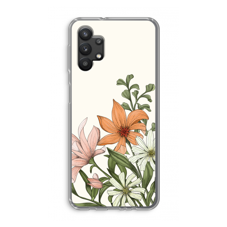 Floral bouquet: Samsung Galaxy A32 5G Transparant Hoesje