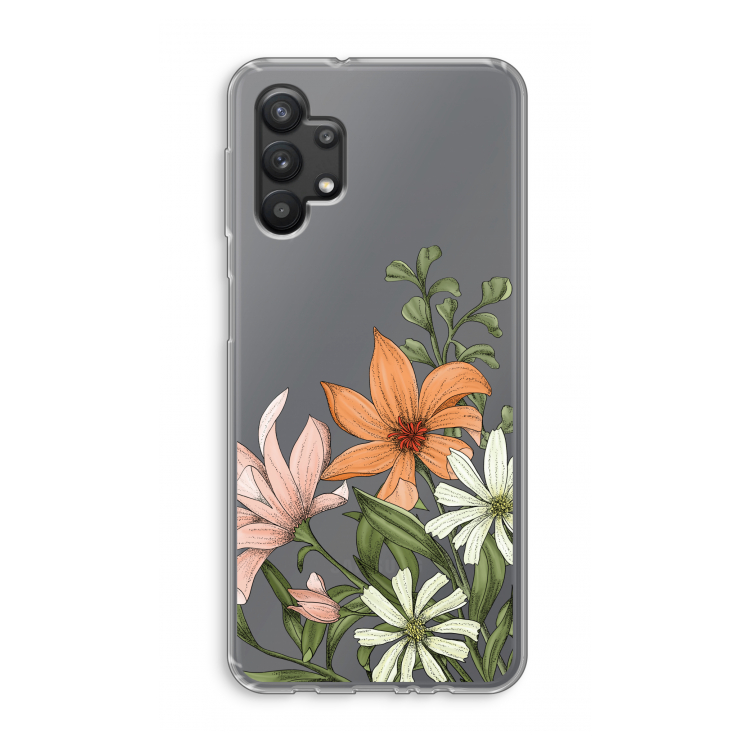 Floral bouquet: Samsung Galaxy A32 5G Transparant Hoesje