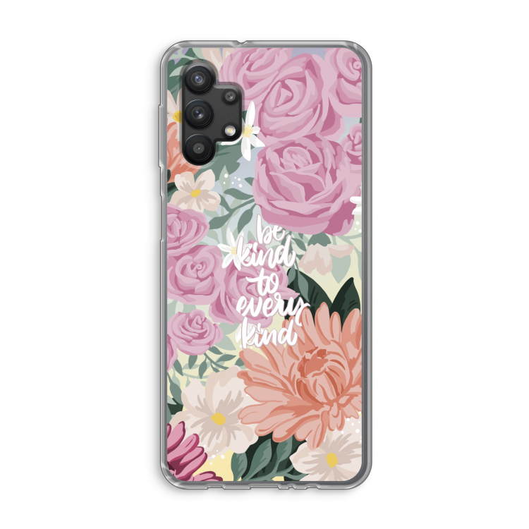 Kindness matters: Samsung Galaxy A32 5G Transparant Hoesje