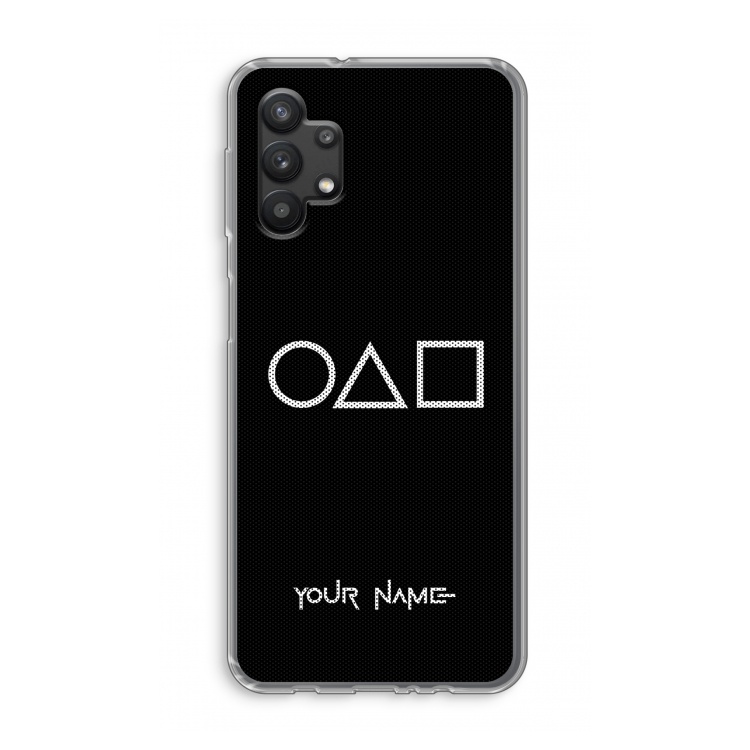Squid Game: Samsung Galaxy A32 5G Transparant Hoesje