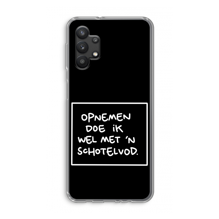 Schotelvod: Samsung Galaxy A32 5G Transparant Hoesje