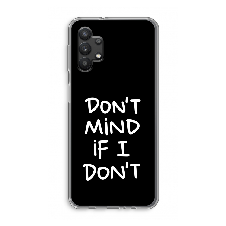 Don't Mind: Samsung Galaxy A32 5G Transparant Hoesje