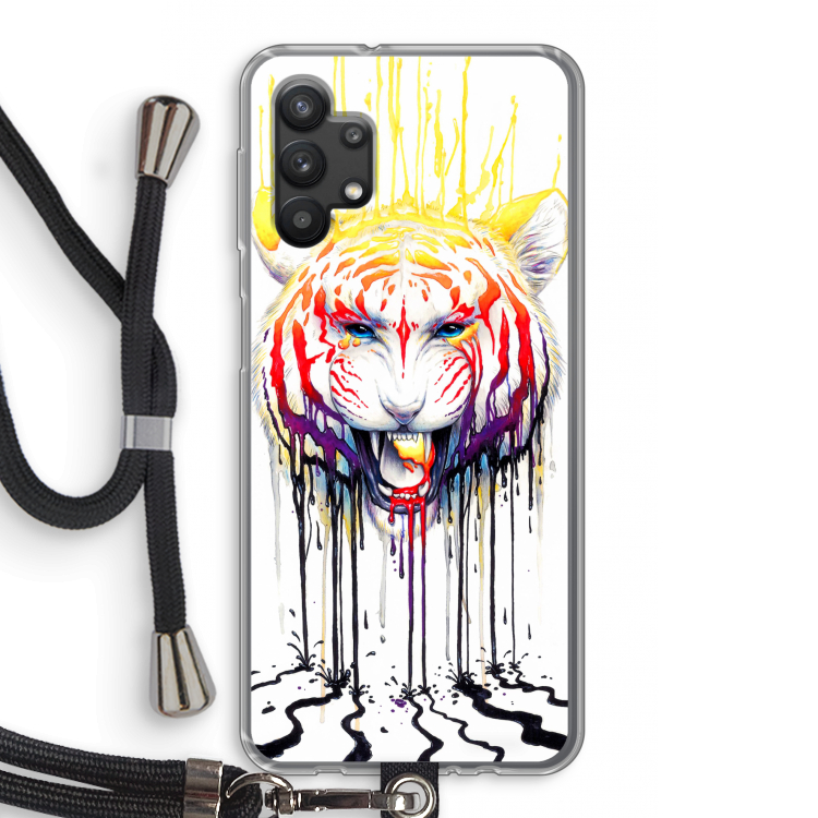 Fading: Samsung Galaxy A32 5G Transparant Hoesje met koord