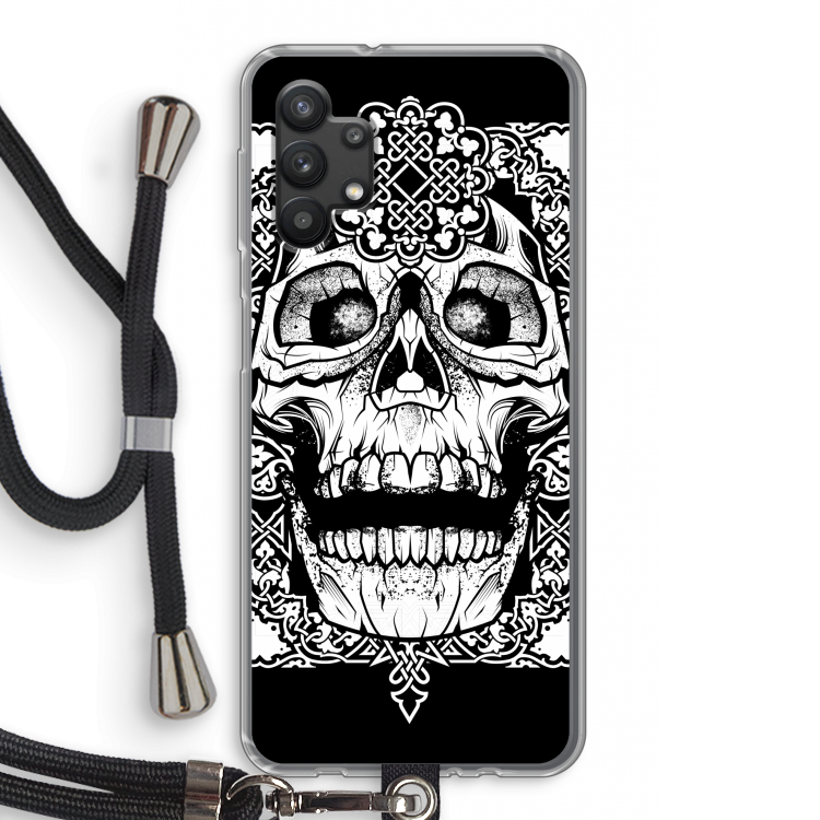 Seek & Destroy: Samsung Galaxy A32 5G Transparant Hoesje met koord