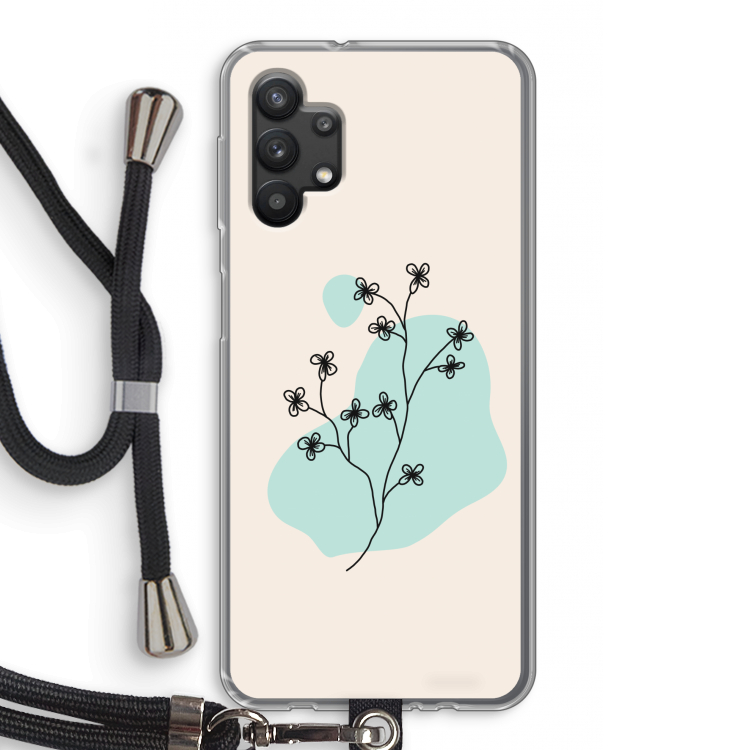 Love your petals: Samsung Galaxy A32 5G Transparant Hoesje met koord