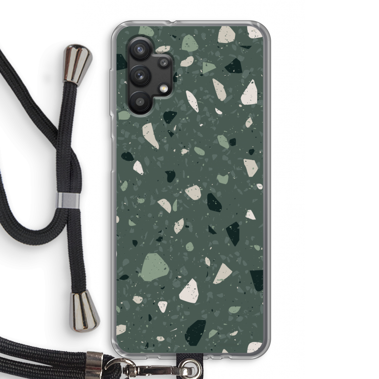 Terrazzo N°19: Samsung Galaxy A32 5G Transparant Hoesje met koord
