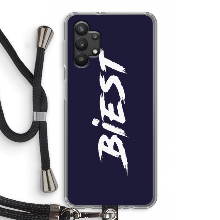Biest: Samsung Galaxy A32 5G Transparant Hoesje met koord