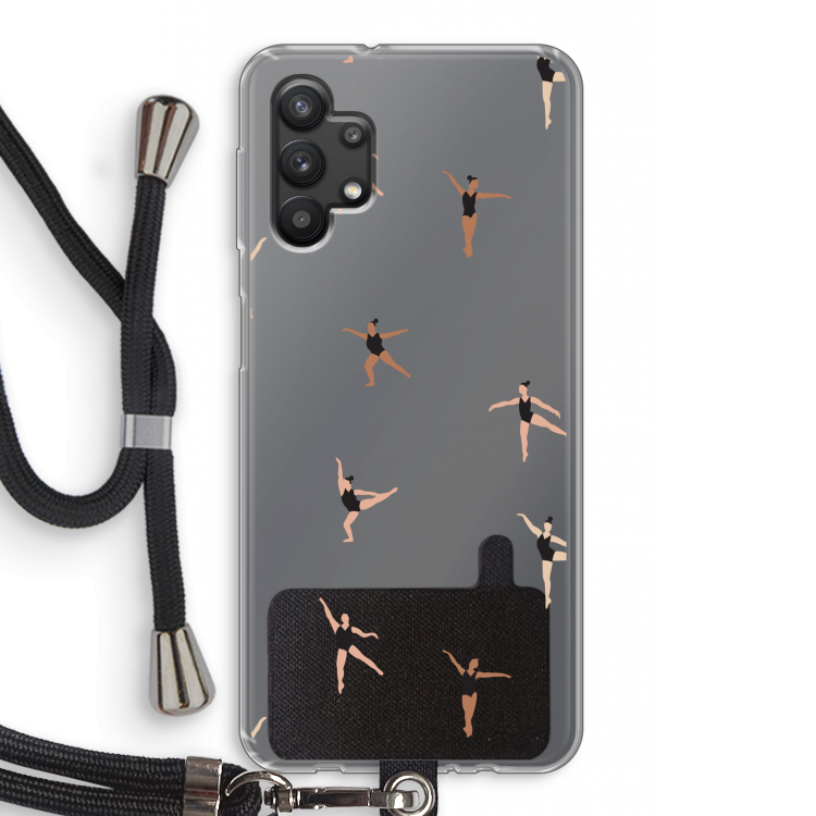 Dancing #1: Samsung Galaxy A32 5G Transparant Hoesje met koord