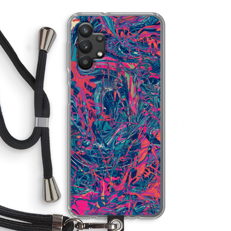 Sleeping Dreams: Samsung Galaxy A32 5G Transparant Hoesje met koord