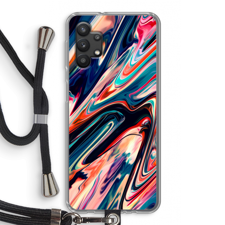 Quantum Being: Samsung Galaxy A32 5G Transparant Hoesje met koord