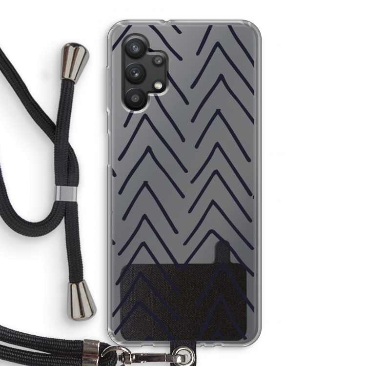 Marrakech Arrows: Samsung Galaxy A32 5G Transparant Hoesje met koord