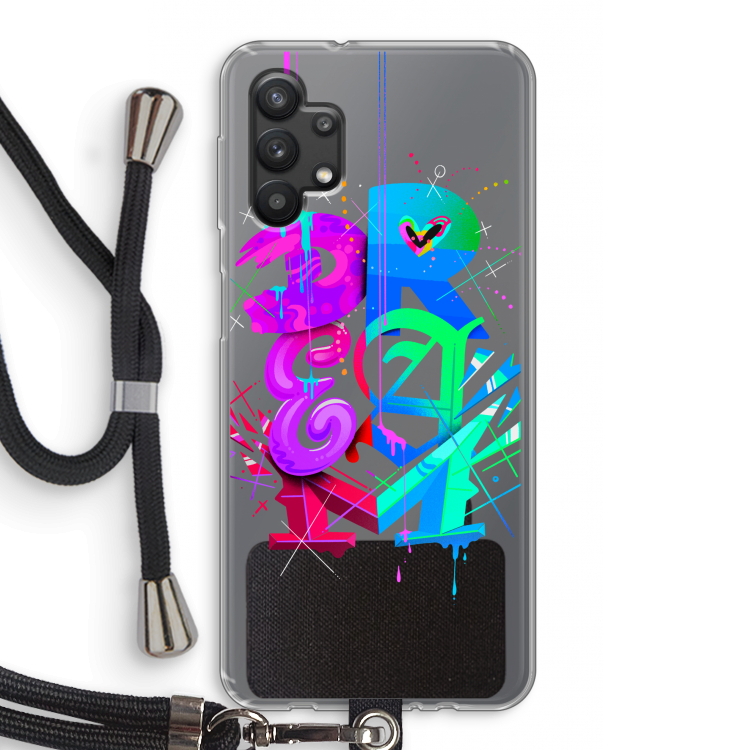 Dream: Samsung Galaxy A32 5G Transparant Hoesje met koord