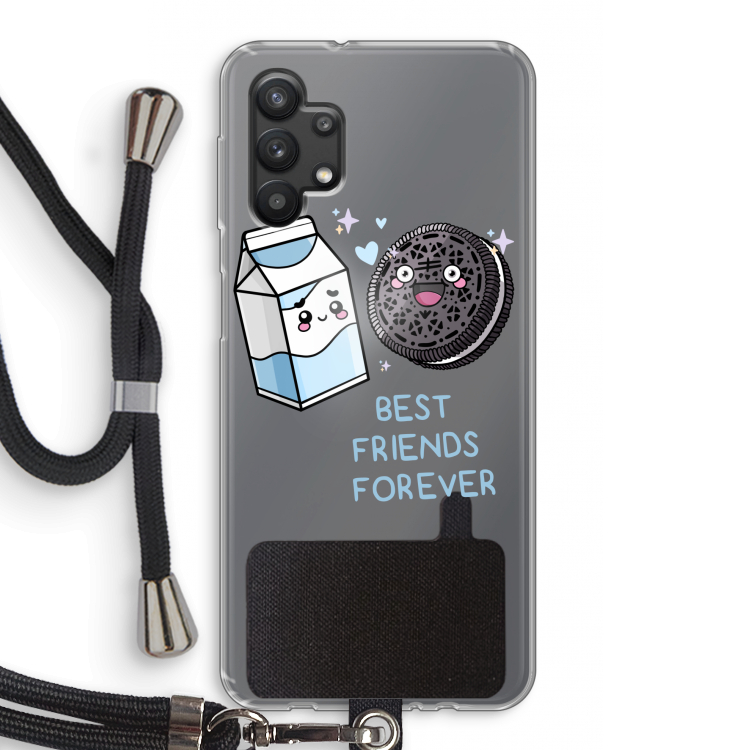 Best Friend Forever: Samsung Galaxy A32 5G Transparant Hoesje met koord