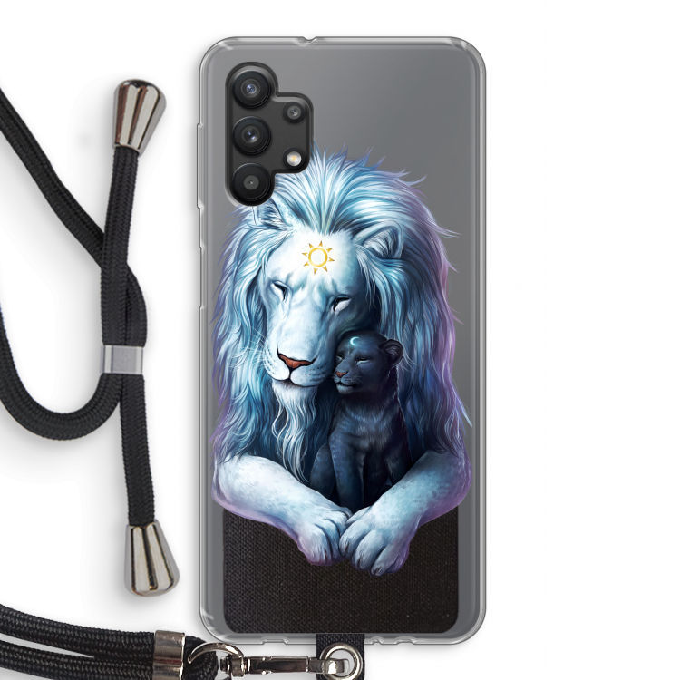 Child Of Light: Samsung Galaxy A32 5G Transparant Hoesje met koord