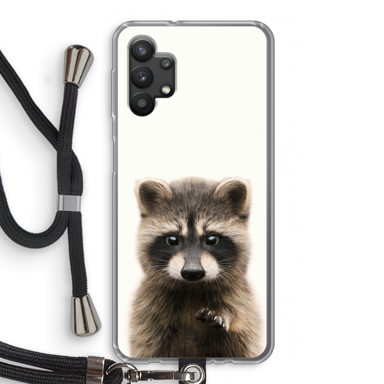 Rocco: Samsung Galaxy A32 5G Transparant Hoesje met koord
