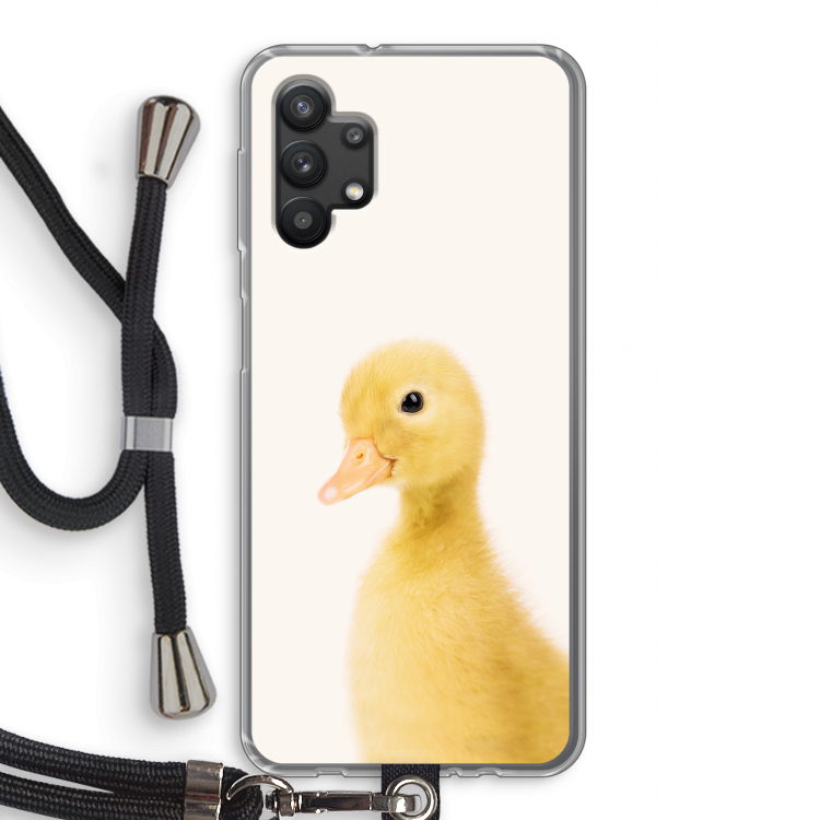 Duke: Samsung Galaxy A32 5G Transparant Hoesje met koord