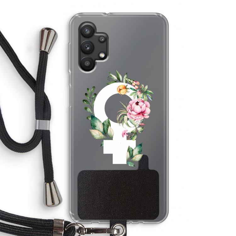 Venus: Samsung Galaxy A32 5G Transparant Hoesje met koord