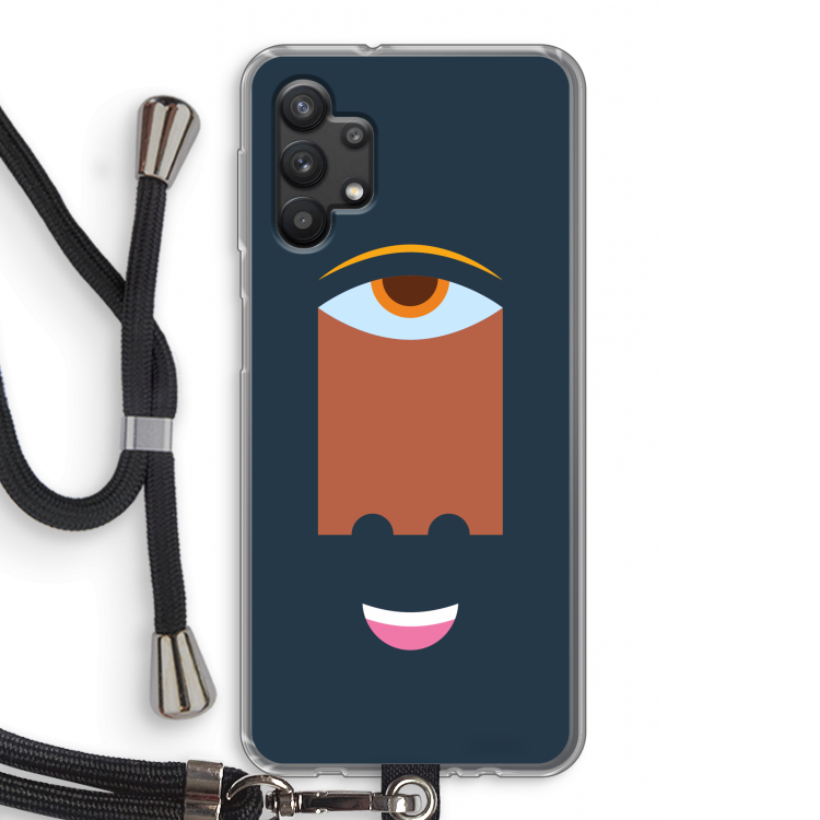 Mono M: Samsung Galaxy A32 5G Transparant Hoesje met koord
