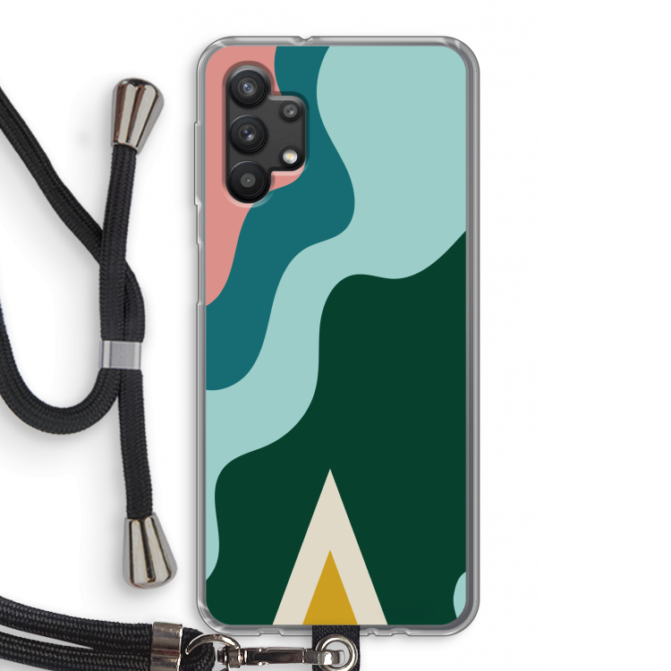 Noor B: Samsung Galaxy A32 5G Transparant Hoesje met koord