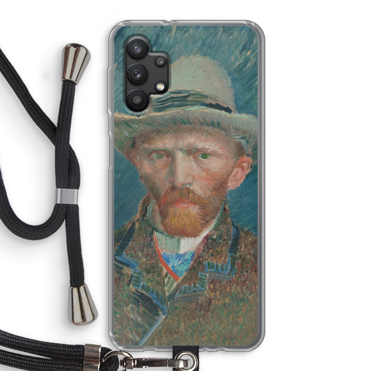 Van Gogh: Samsung Galaxy A32 5G Transparant Hoesje met koord