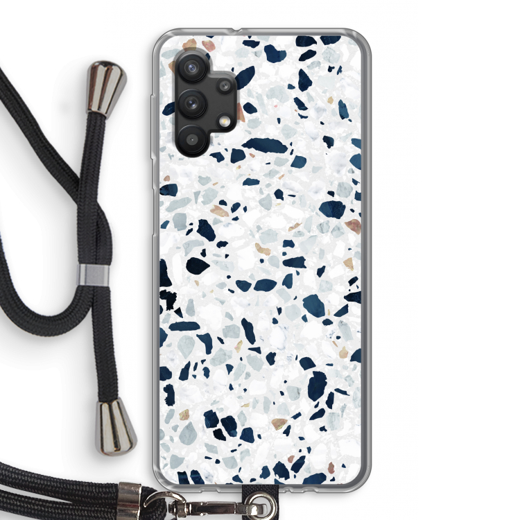 Terrazzo N°1: Samsung Galaxy A32 5G Transparant Hoesje met koord