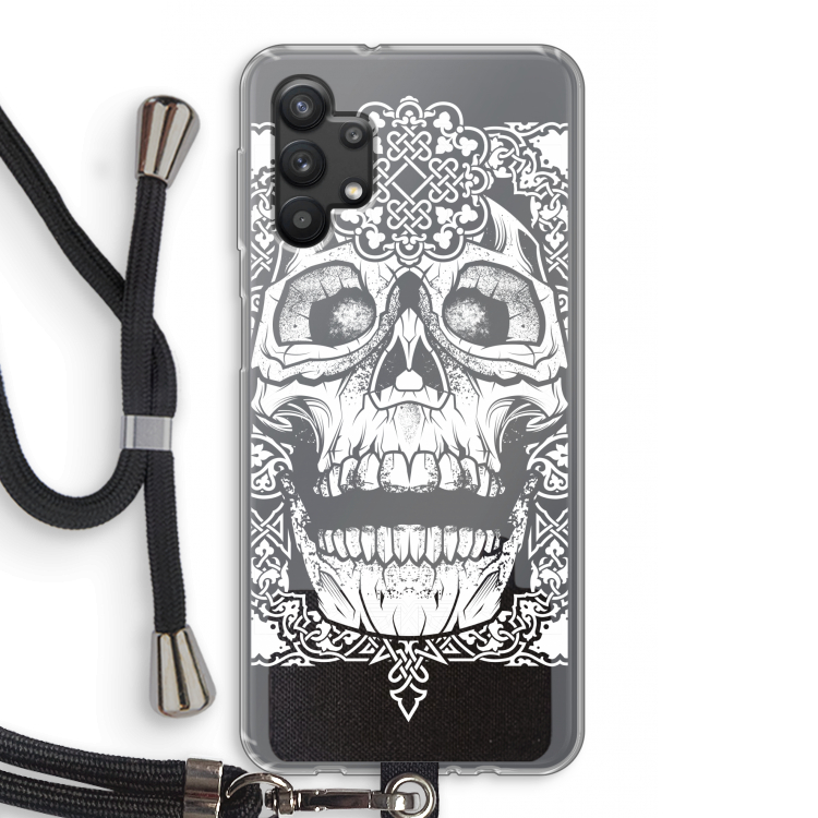 Seek & Destroy: Samsung Galaxy A32 5G Transparant Hoesje met koord