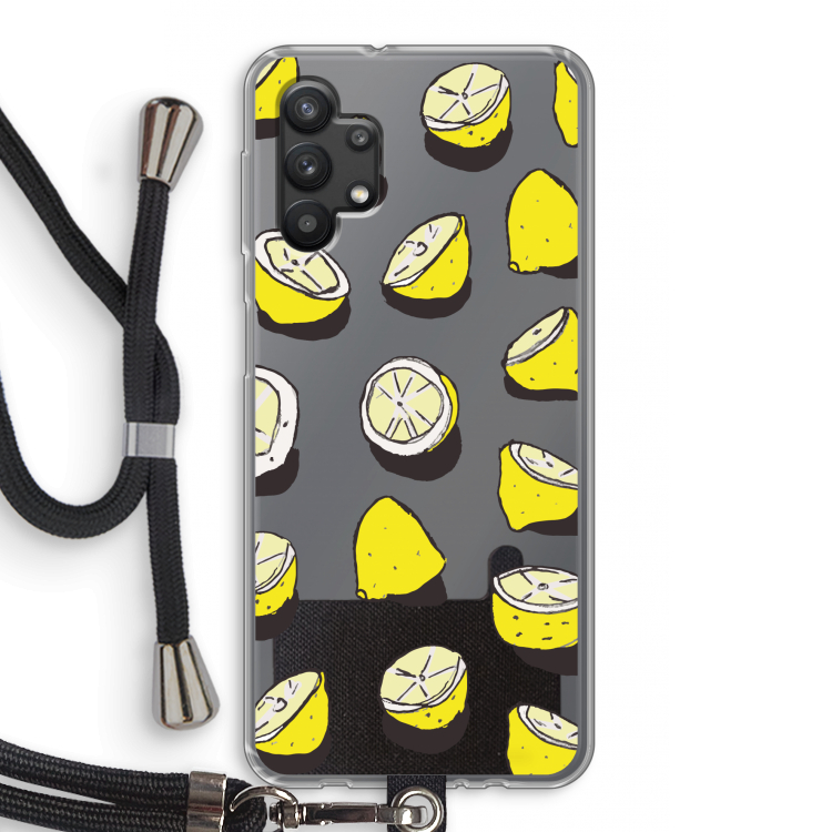 When Life Gives You Lemons...: Samsung Galaxy A32 5G Transparant Hoesje met koord